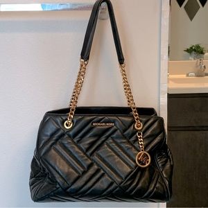 Michael Kors Vivianne Large Quilted Leather Tote